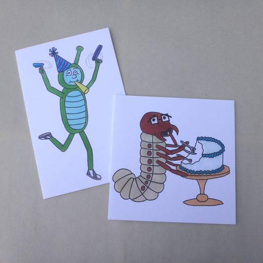 Bug Boy® (and Seymour) Birthday Greeting Cards