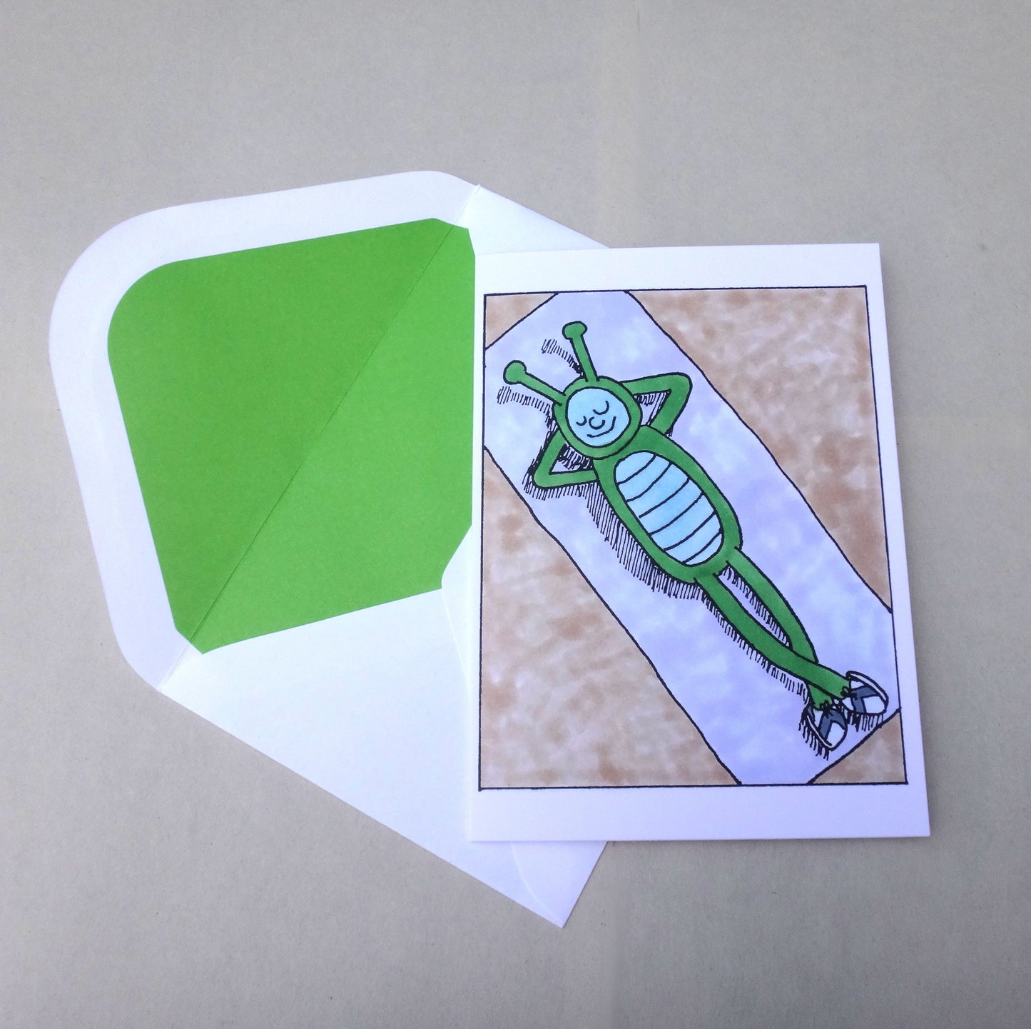 Bug Boy® Blank Greeting Cards (2+2 Panels)