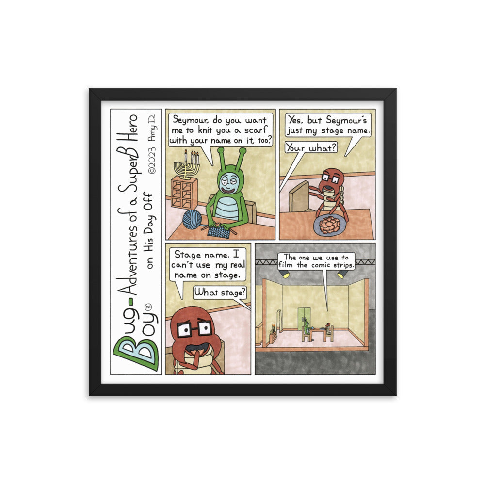 Stage Name - Comic Strip Prints - Dec. 9th, 2023