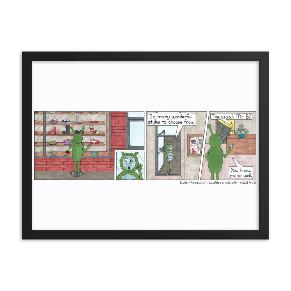 Shoe Shopping - Comic Strip Prints - Jan. 21st, 2023