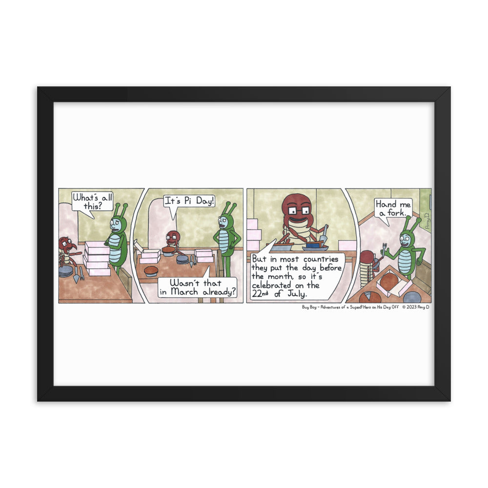 Pi(e) Day - Comic Strip Prints - July 22nd, 2023