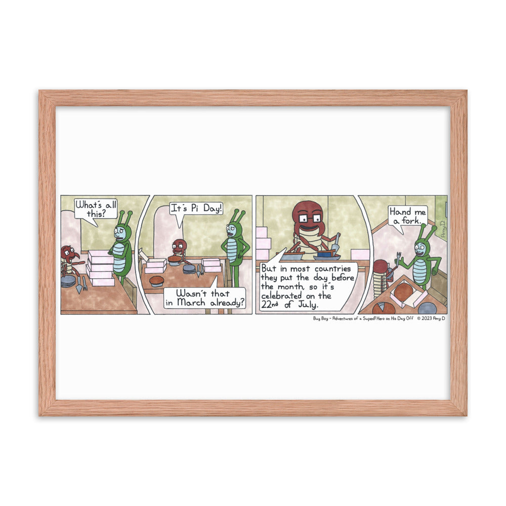 Pi(e) Day - Comic Strip Prints - July 22nd, 2023
