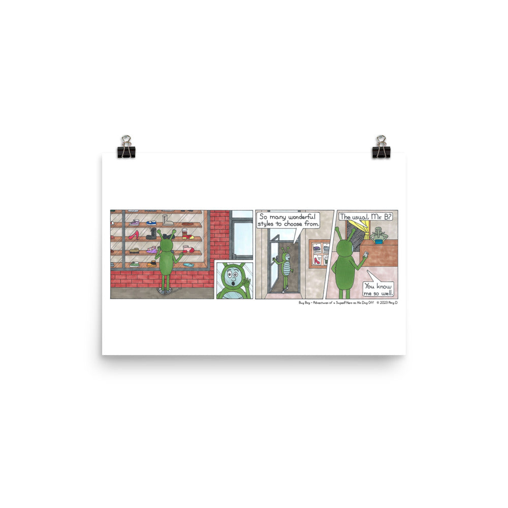 Shoe Shopping - Comic Strip Prints - Jan. 21st, 2023