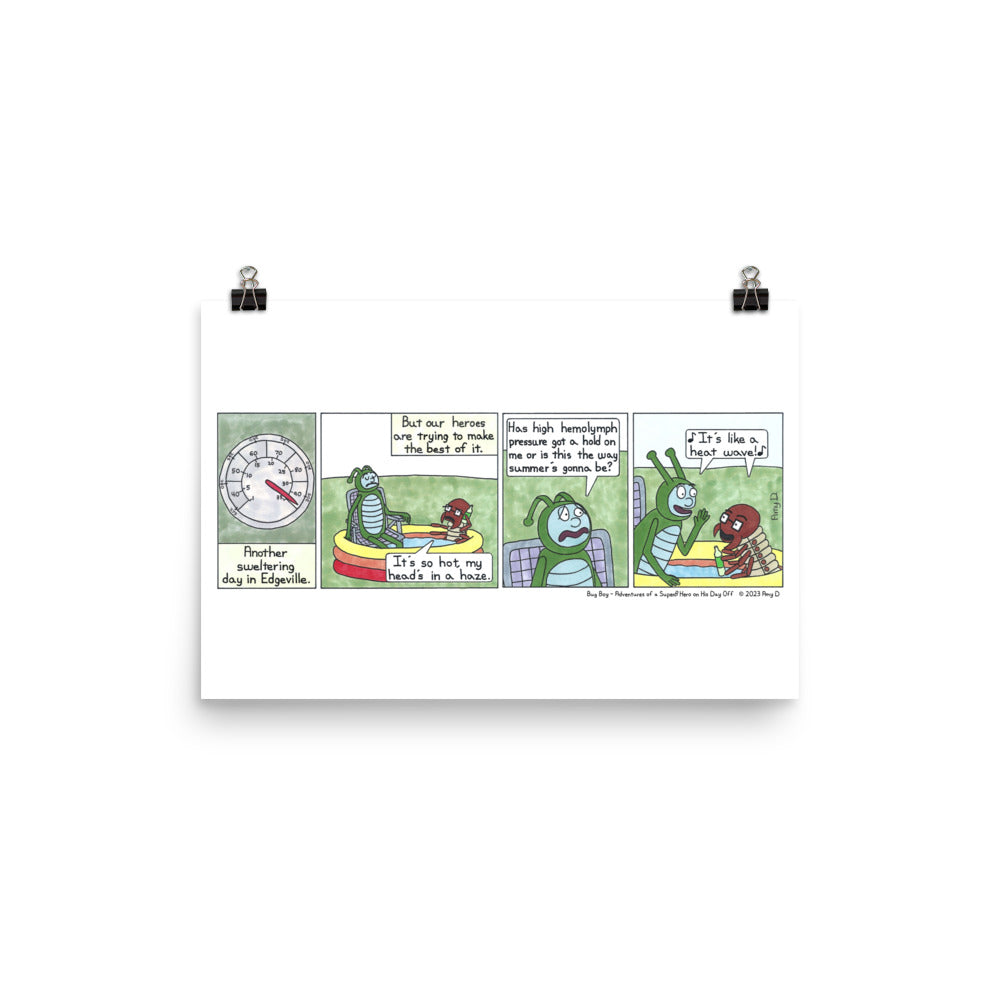 Heat Wave - Comic Strip Prints - July 15th, 2023
