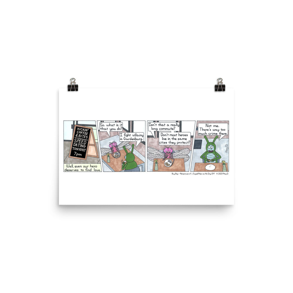 Speed Date - Comic Strip Prints - Aug. 5th, 2023