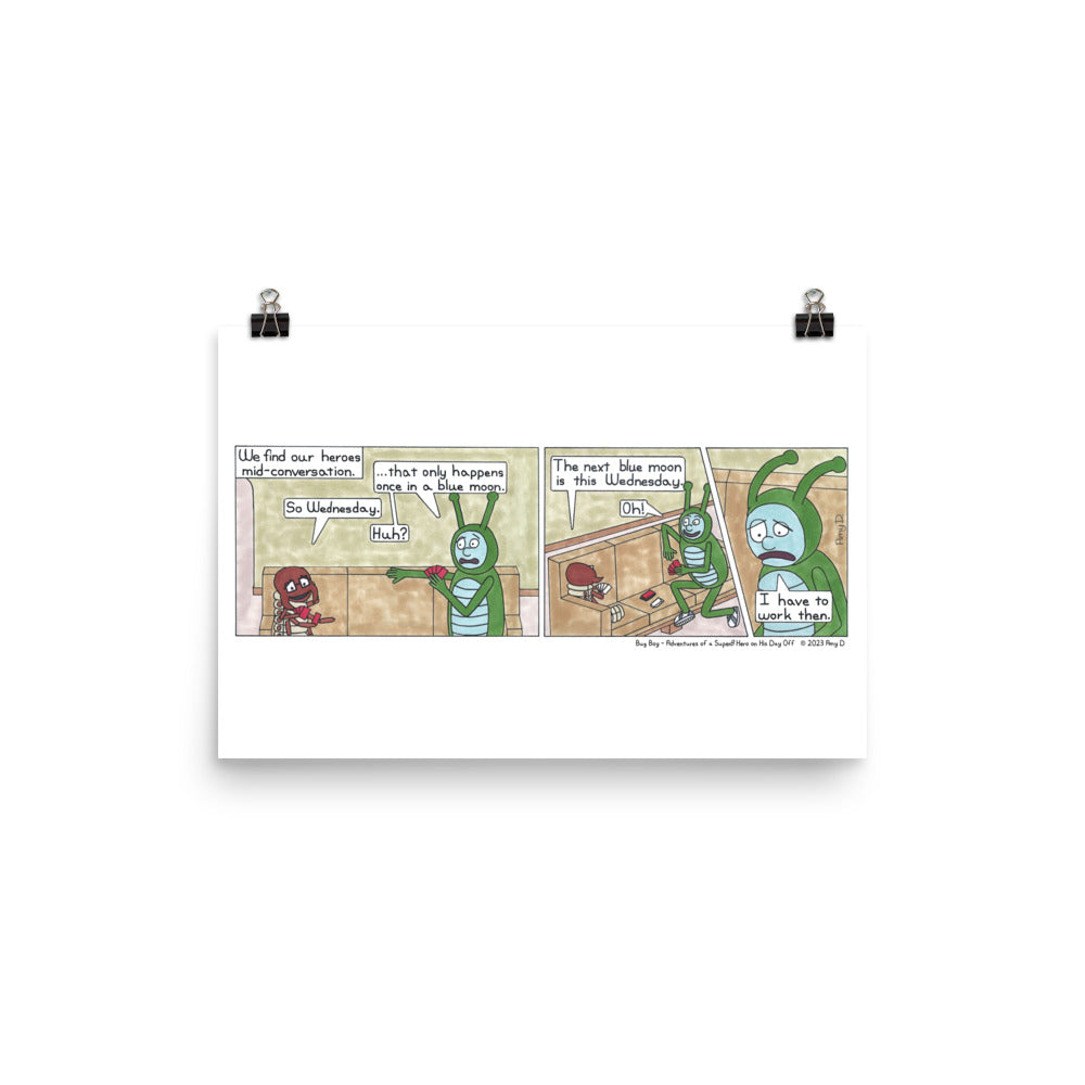 Blue Moon - Comic Strip Prints - Aug. 26th, 2023