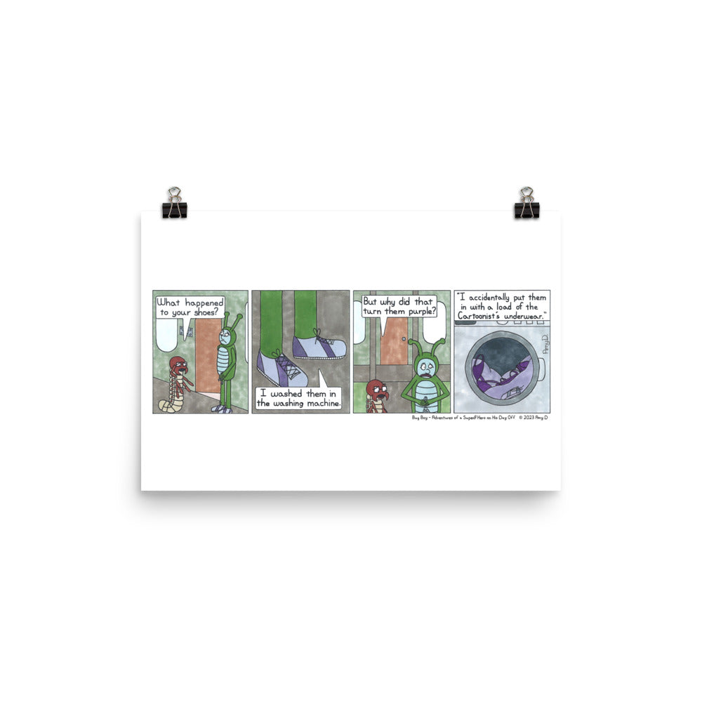 Purple Laundry - Comic Strip Prints - Sep. 30th, 2023