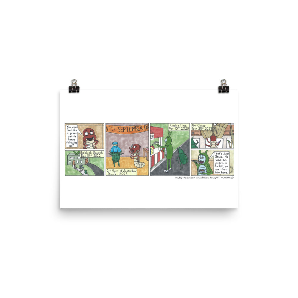 Bullitt - Comic Strip Prints - Oct. 14th, 2023