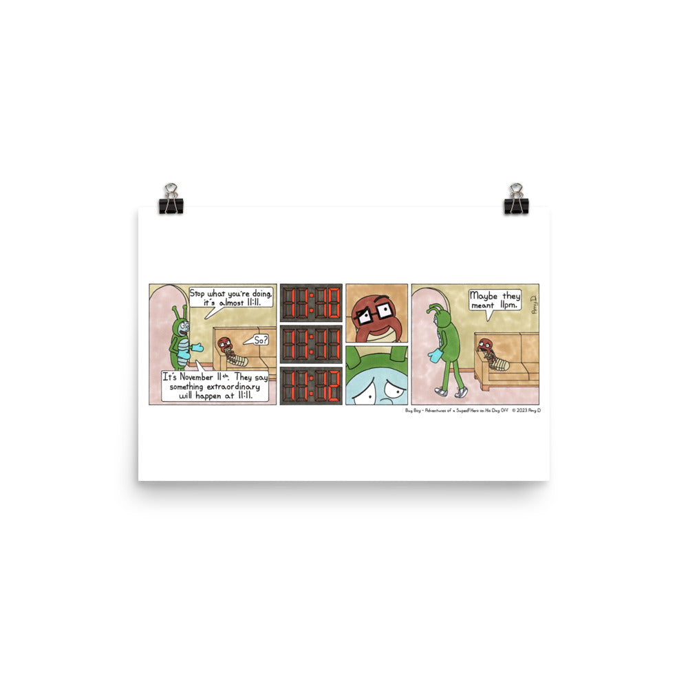 11:11 - Comic Strip Prints - Nov. 11th, 2023