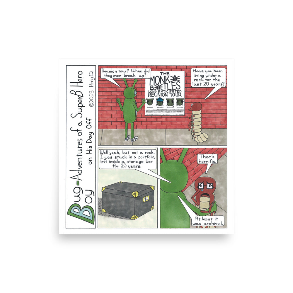 Under a Rock - Comic Strip Prints - Jan. 14th, 2023