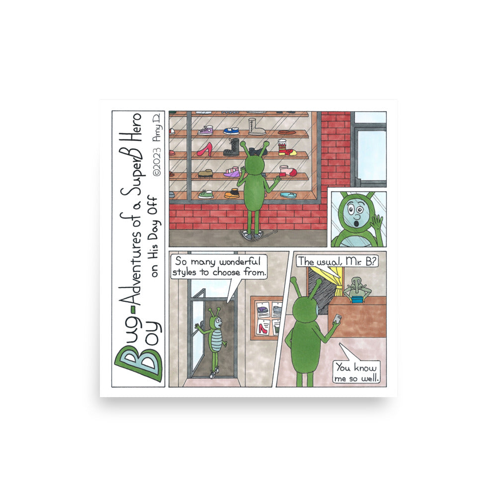 Shoe Shopping - Comic Strip Prints - Jan. 21st, 2023