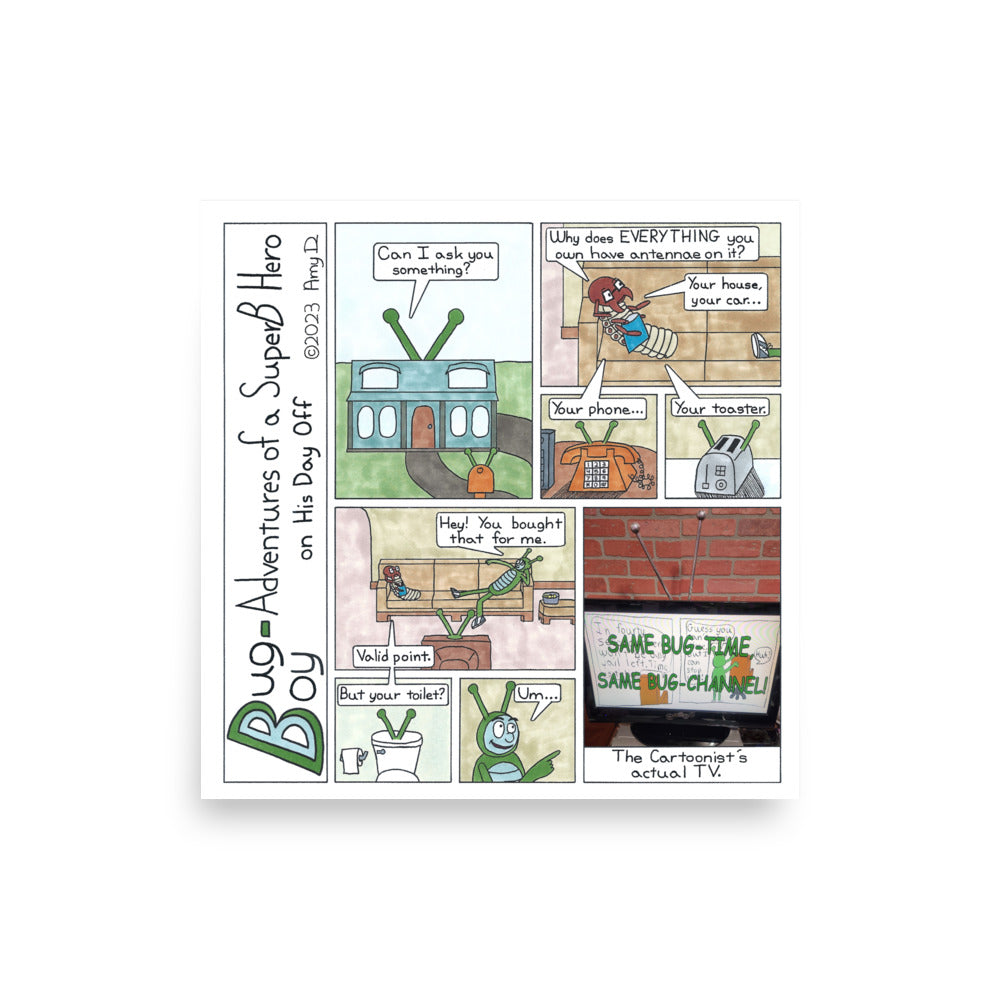 Antennae - Comic Strip Prints - Feb. 18th, 2023