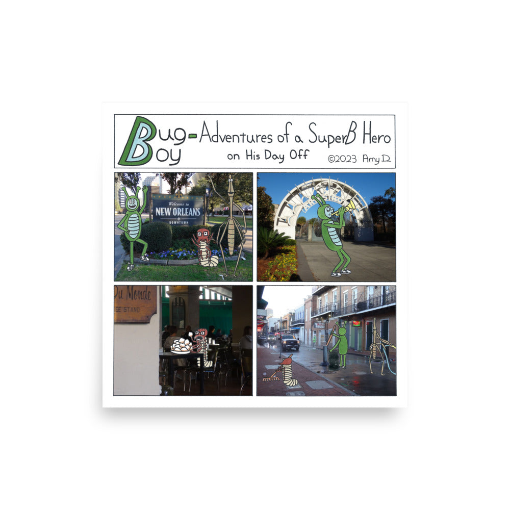 New Orleans - Comic Strip Prints - Feb. 25th, 2023