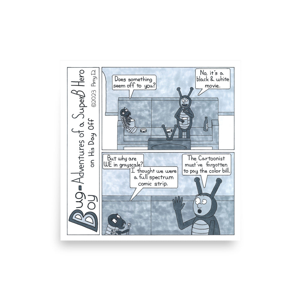Black & White - Comic Strip Prints - Apr. 8th, 2023