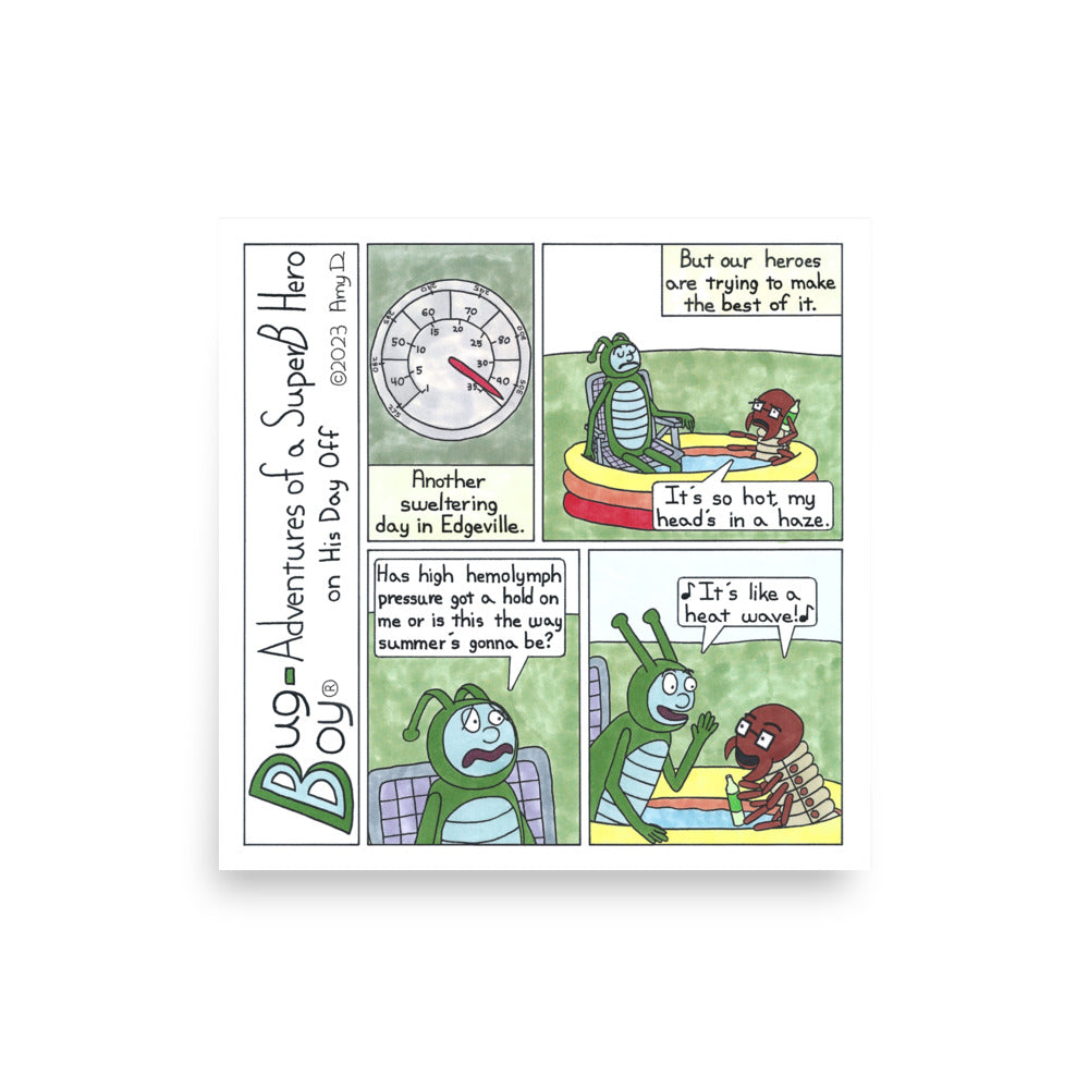Heat Wave - Comic Strip Prints - July 15th, 2023