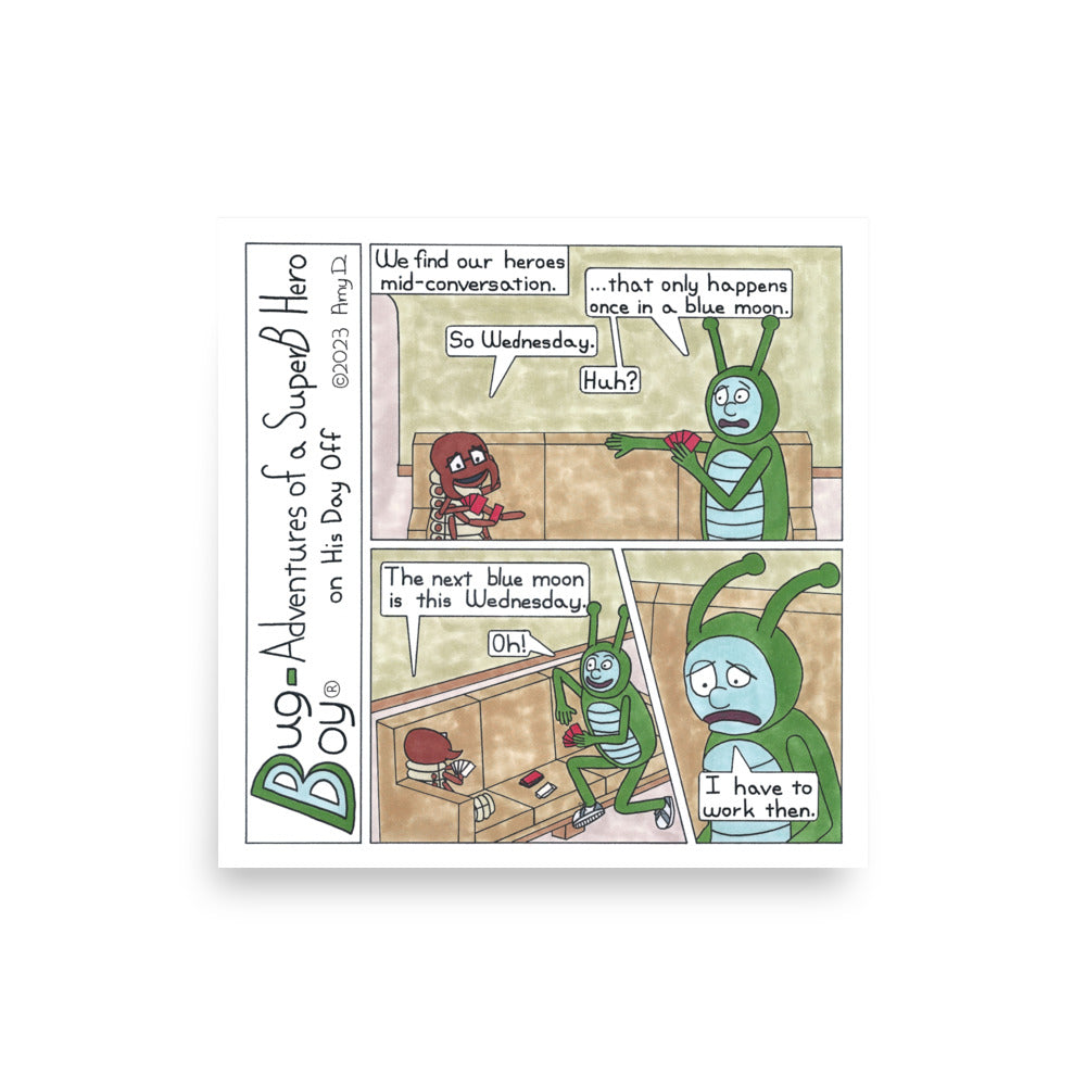 Blue Moon - Comic Strip Prints - Aug. 26th, 2023