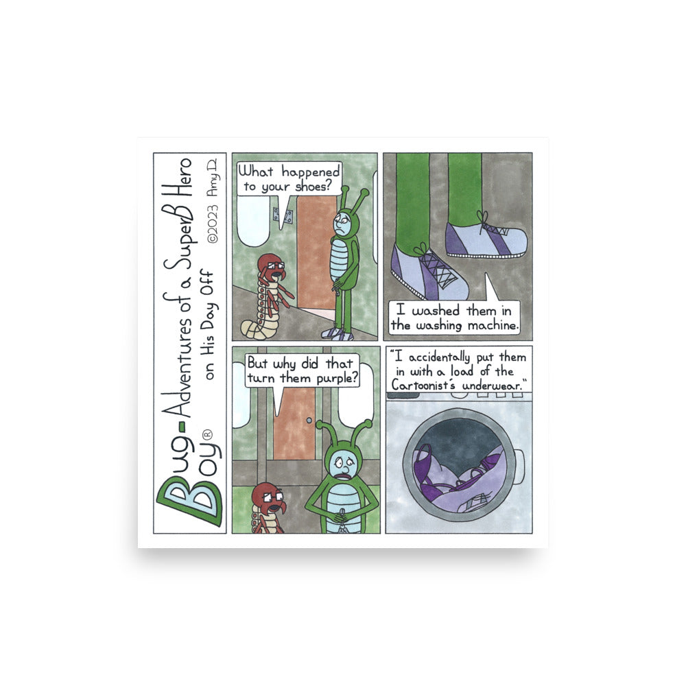 Purple Laundry - Comic Strip Prints - Sep. 30th, 2023