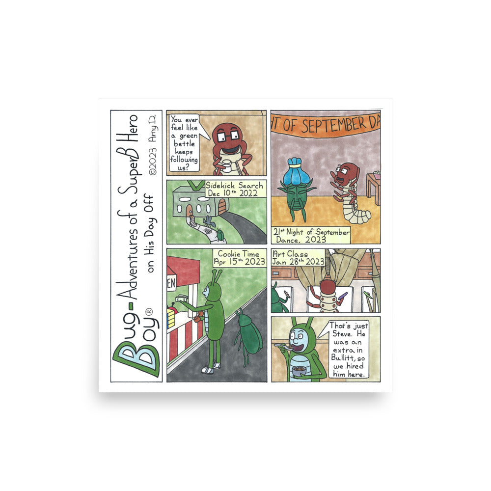 Bullitt - Comic Strip Prints - Oct. 14th, 2023