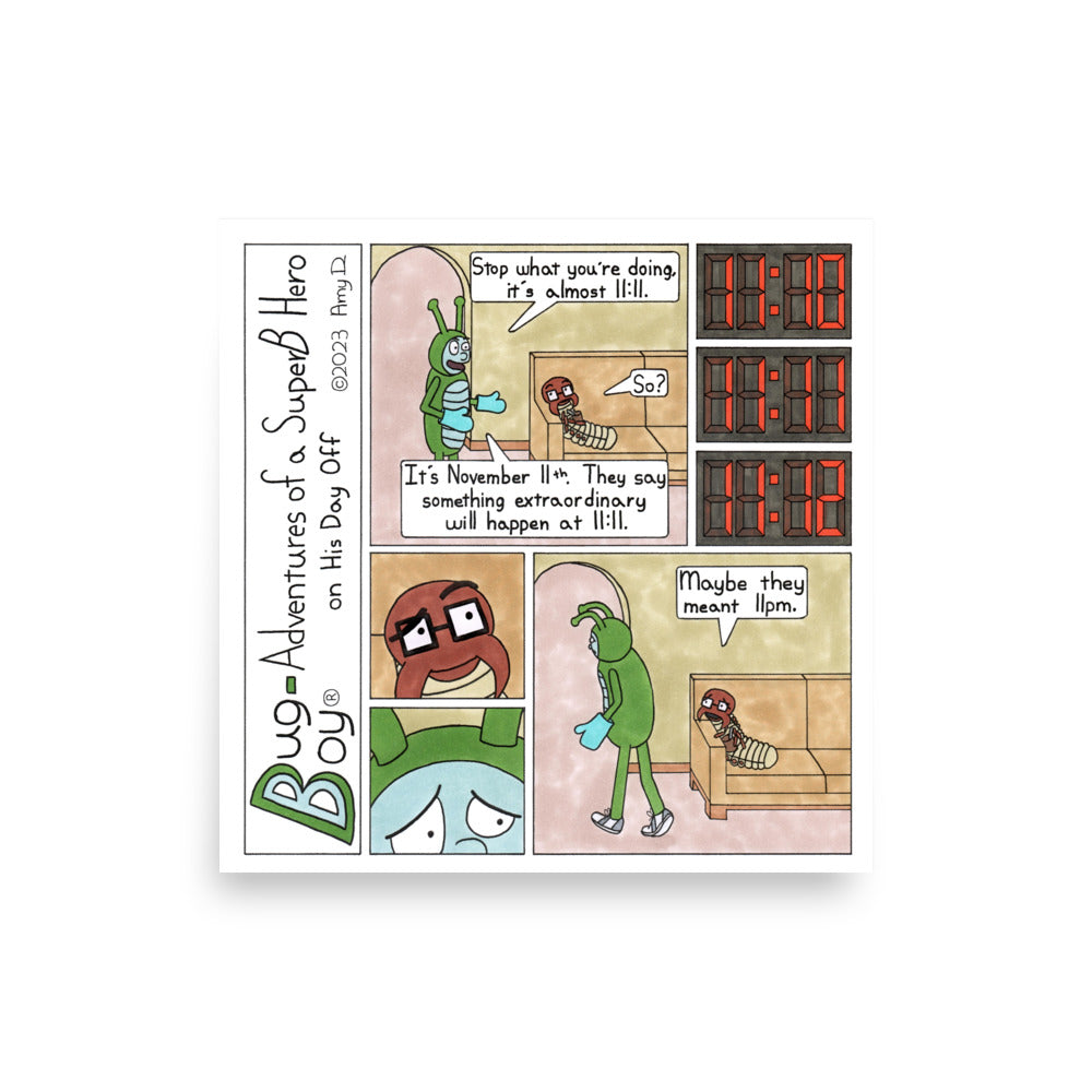 11:11 - Comic Strip Prints - Nov. 11th, 2023