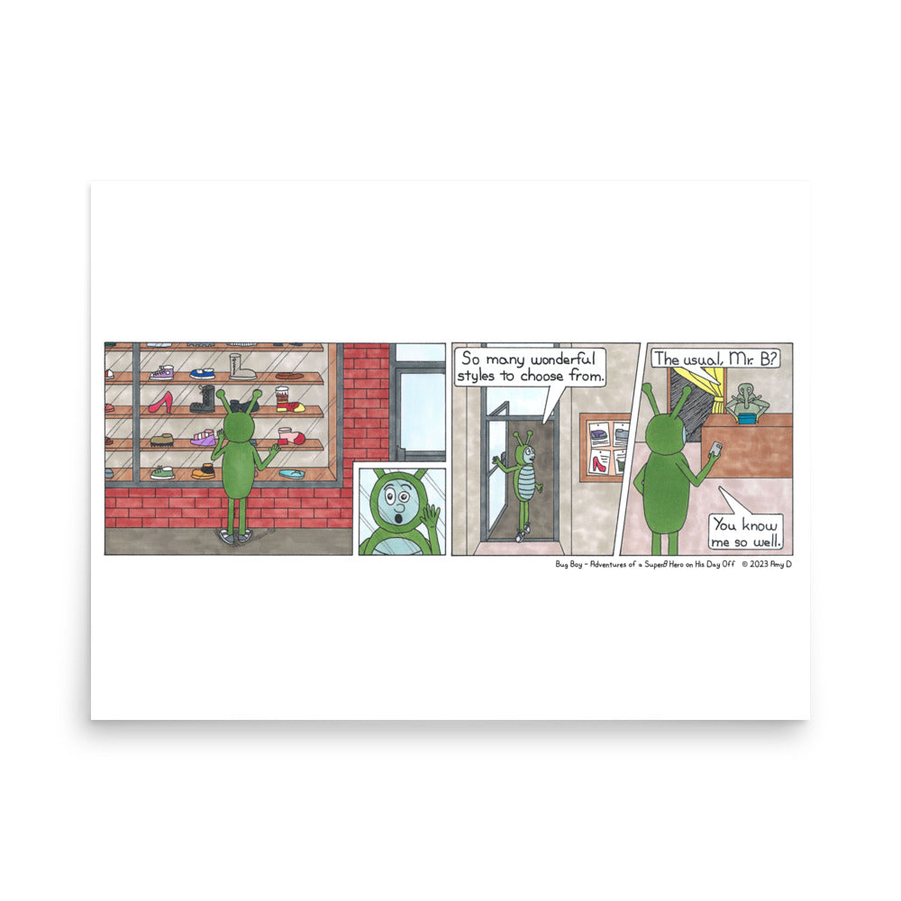 Shoe Shopping - Comic Strip Prints - Jan. 21st, 2023