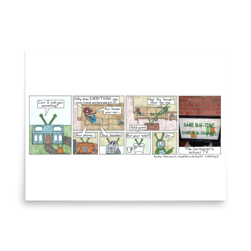 Antennae - Comic Strip Prints - Feb. 18th, 2023