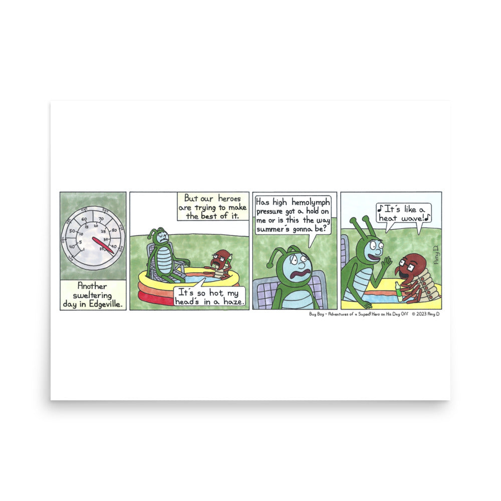 Heat Wave - Comic Strip Prints - July 15th, 2023