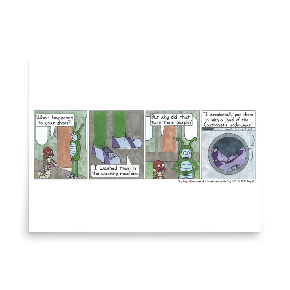 Purple Laundry - Comic Strip Prints - Sep. 30th, 2023