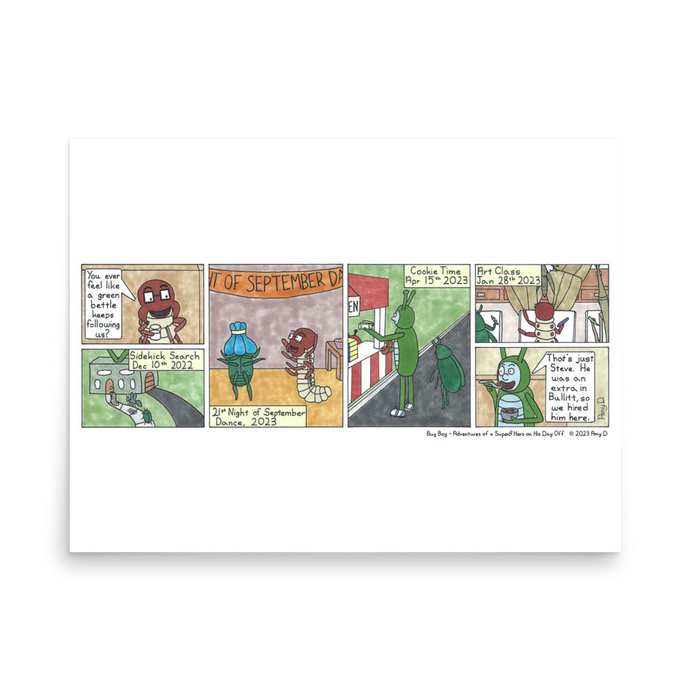 Bullitt - Comic Strip Prints - Oct. 14th, 2023