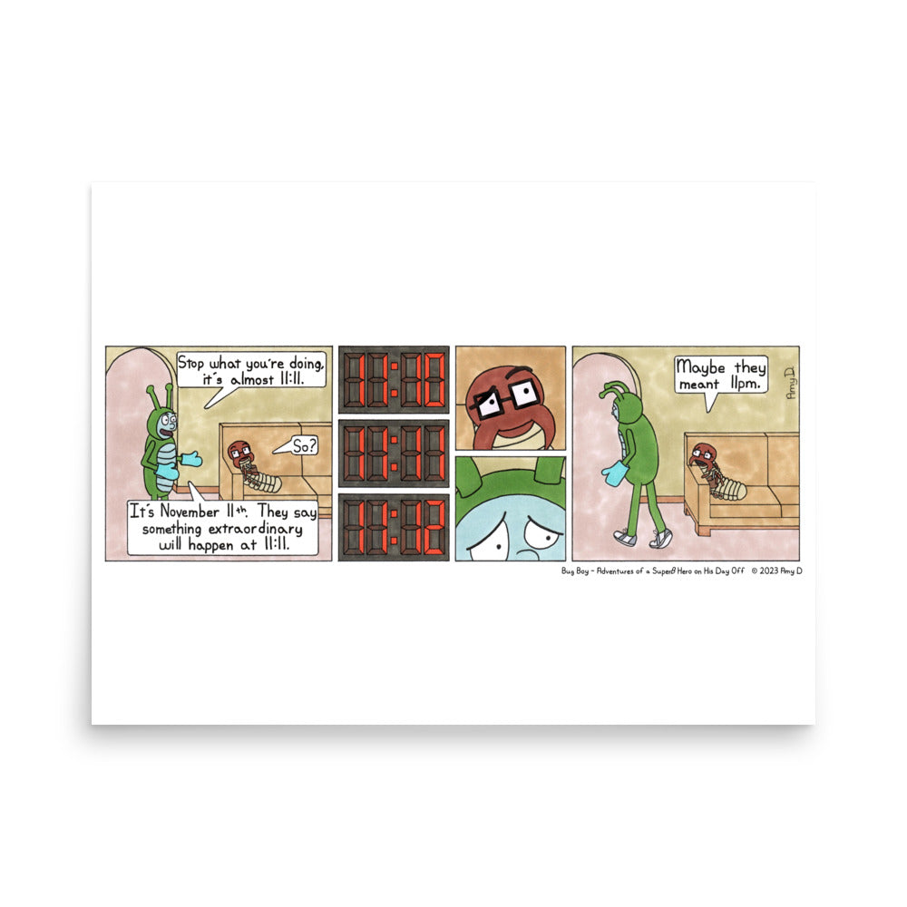 11:11 - Comic Strip Prints - Nov. 11th, 2023