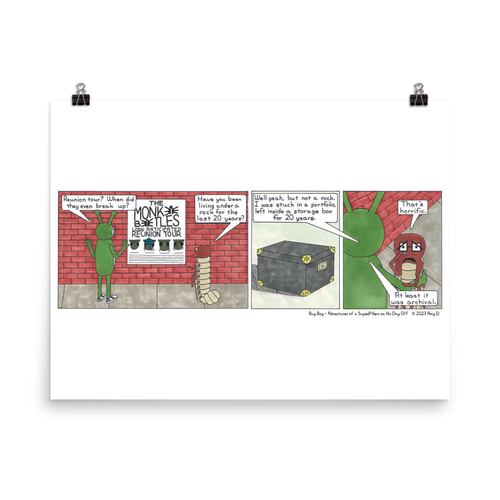Under a Rock - Comic Strip Prints - Jan. 14th, 2023