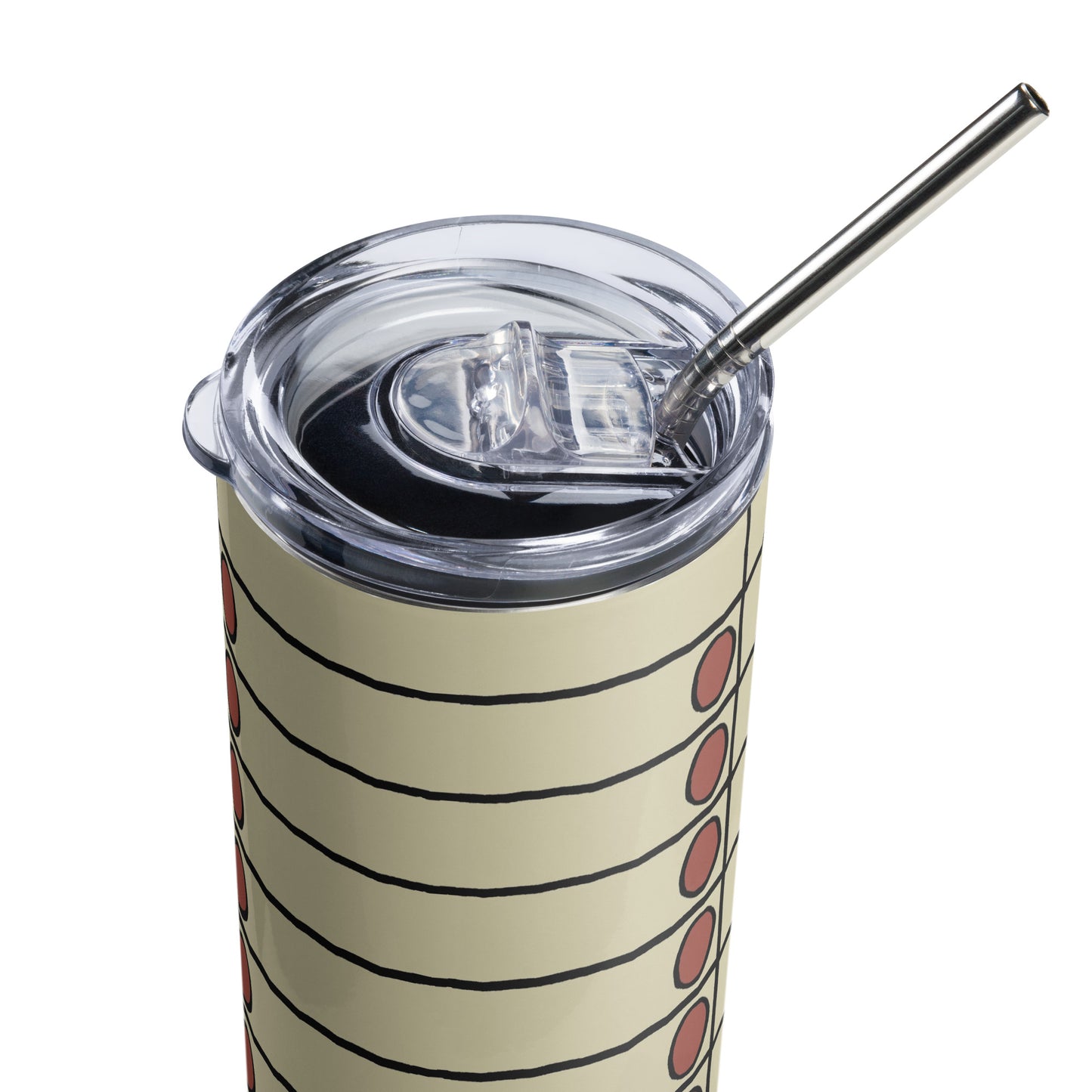 The Seymour Stein - Stainless Steel Tunbler with Lid - From The Bug Bungalow - Bug Boy Comics