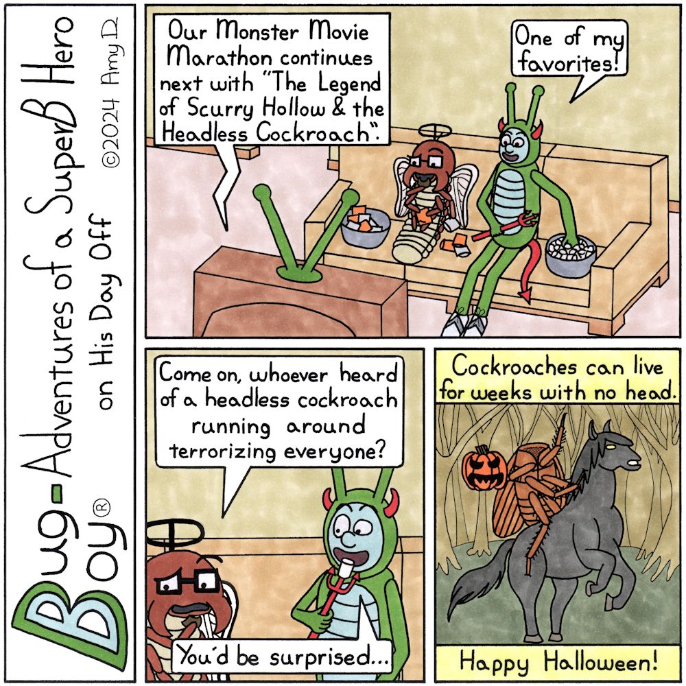 Bug Rodeo Comic Oct. 26th, 2024: Headless - Bug Boy® Comics from The Bug Bungalow ...