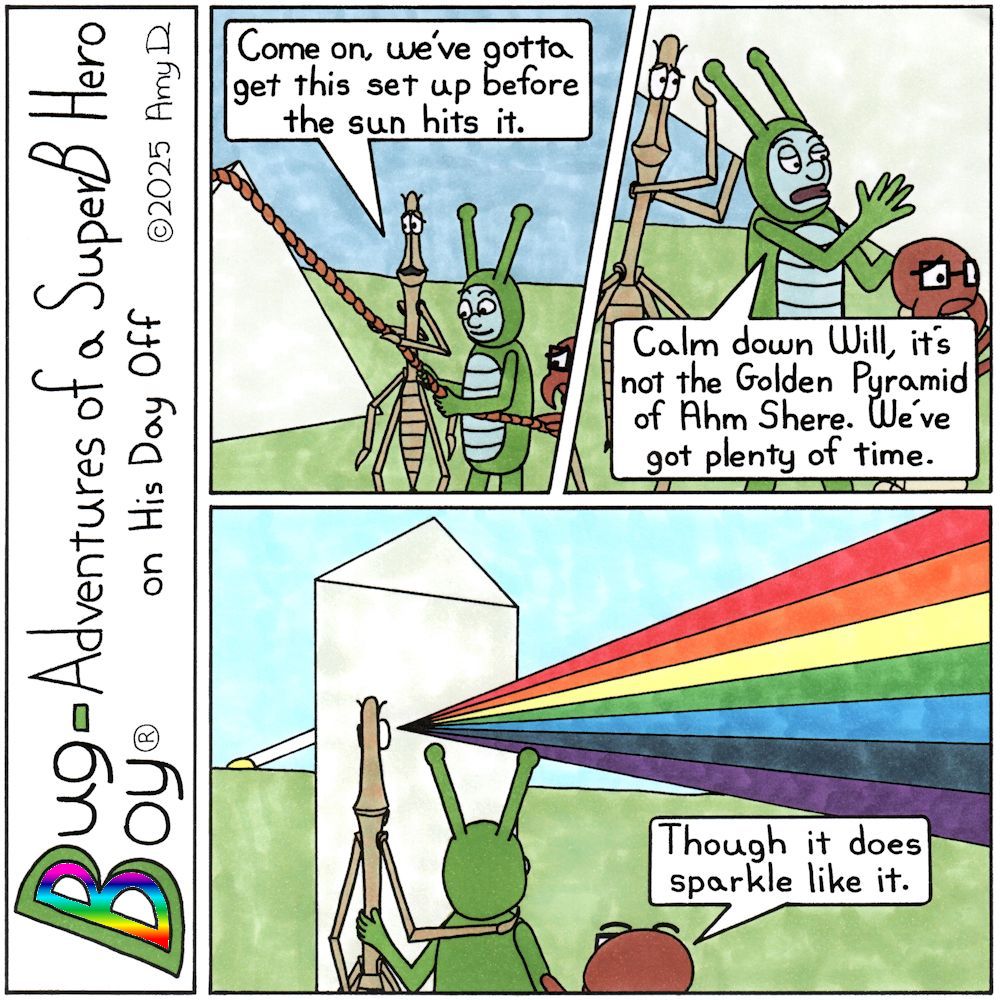Bug Rodeo Comic June 14th, 2025: Rainbow - Bug Boy® Comics from The Bug Bungalow Weekly ...