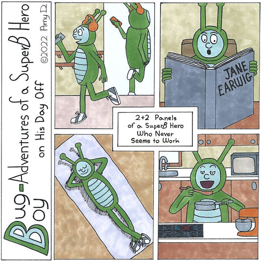 Downloadable Bug Boy® Comic Strip- 2022 Square- High Resolution