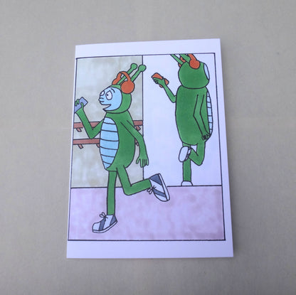 Bug Boy® Blank Greeting Cards (2+2 Panels)