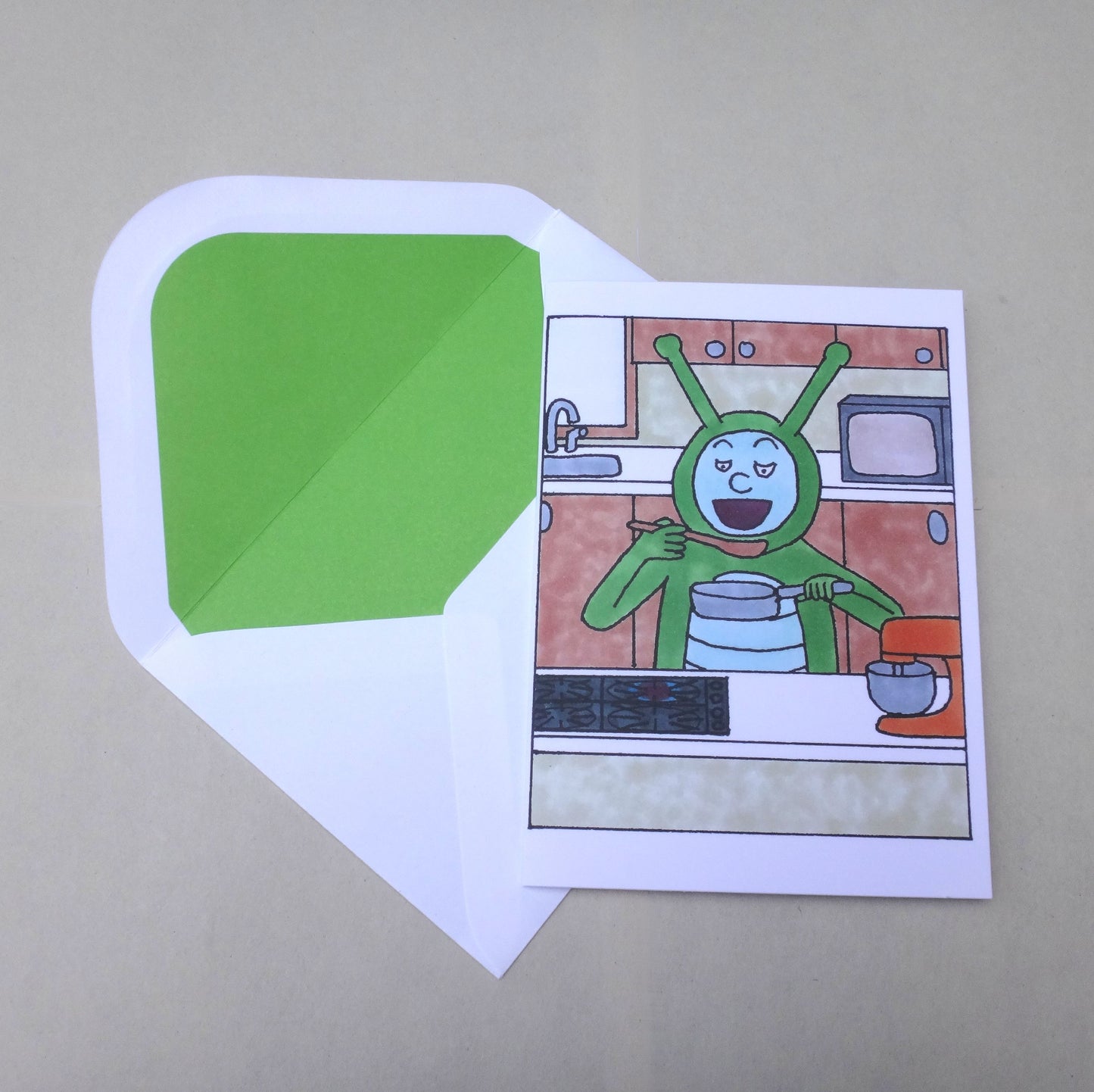 Bug Boy® Blank Greeting Cards (2+2 Panels)