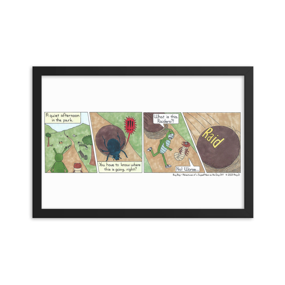 Oh.....Dung Beetle - Comic Strip Prints