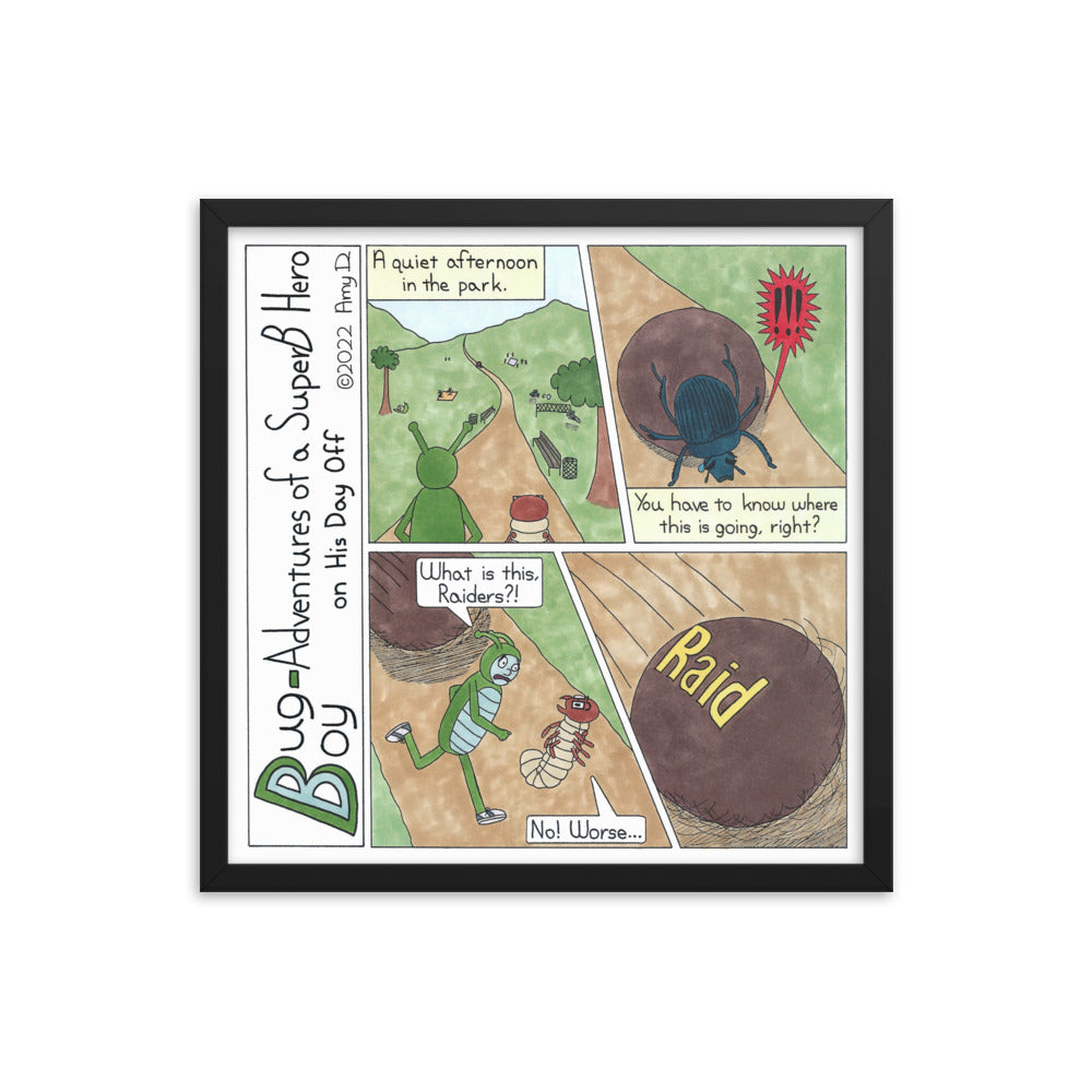 Oh.....Dung Beetle - Comic Strip Prints