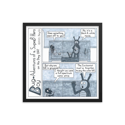 Black & White - Comic Strip Prints