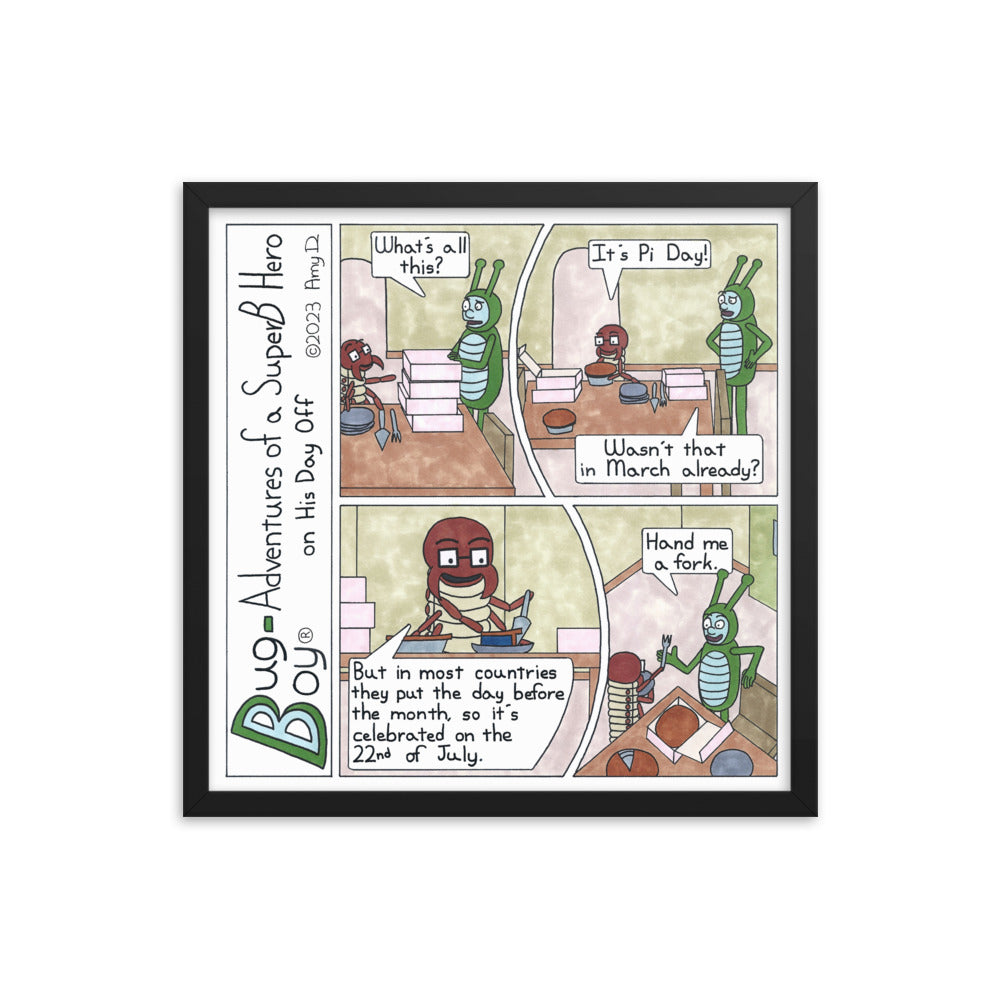 Pi(e) Day - Comic Strip Prints