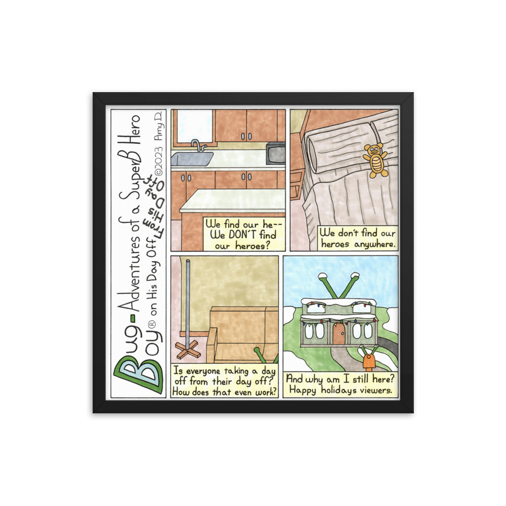 Where is Everyone? - Comic Strip Prints - Dec. 23rd, 2023