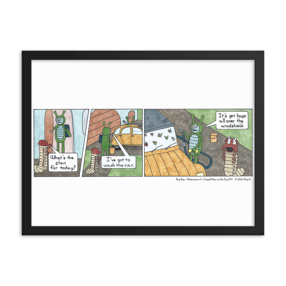 Car Wash - Comic Strip Prints