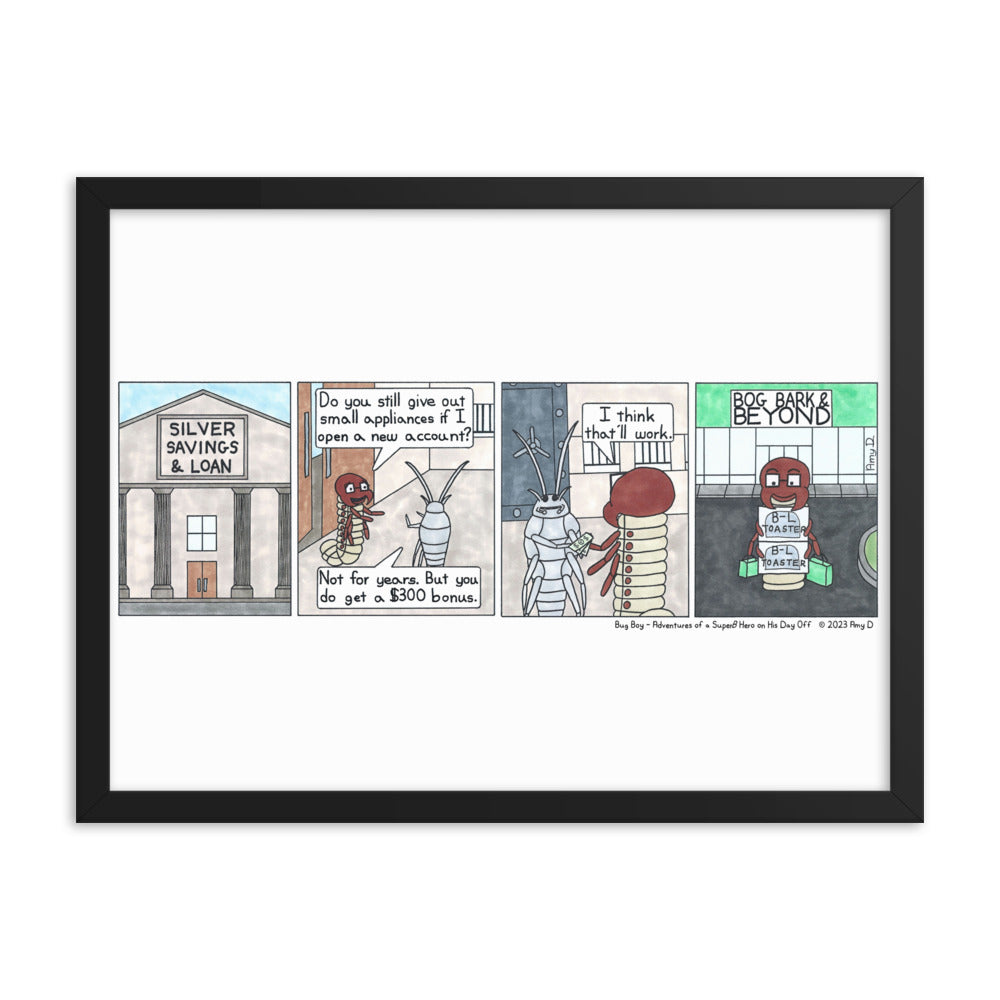 Toaster - Comic Strip Prints