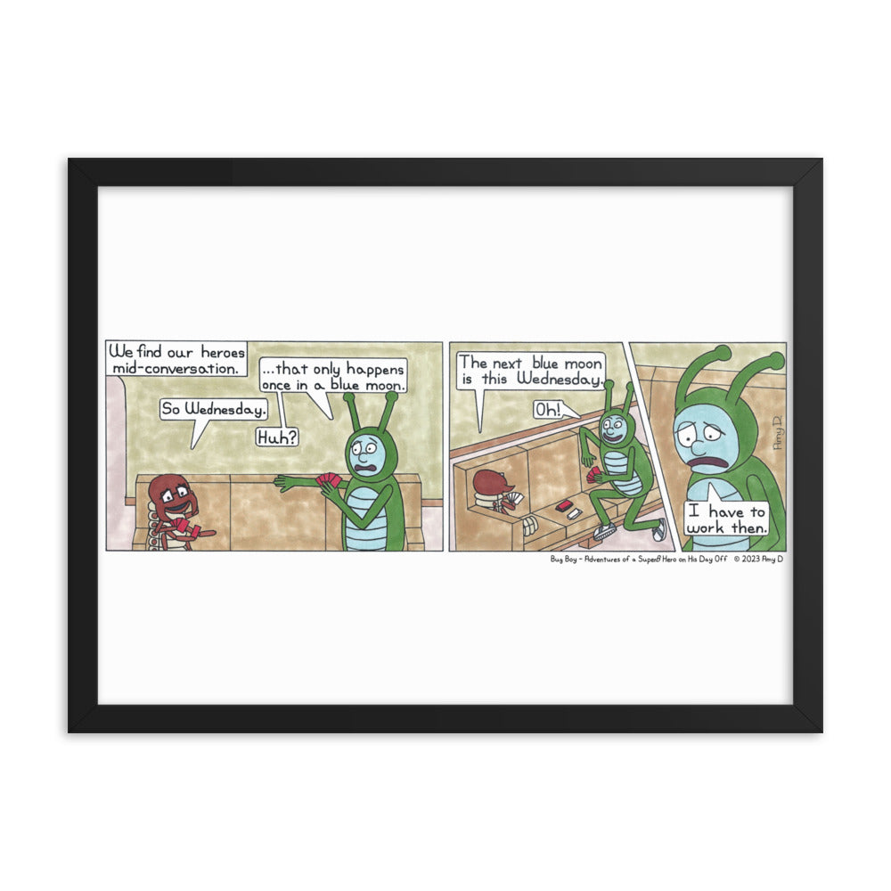 Blue Moon - Comic Strip Prints