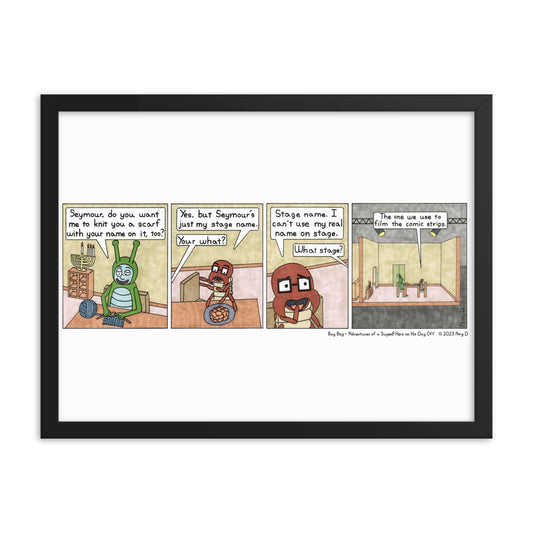 Stage Name - Comic Strip Prints - Dec. 9th, 2023