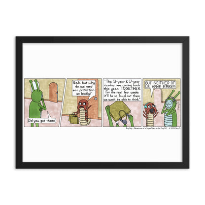 Cicadas - Comic Strip Prints - Apr. 27th, 2024