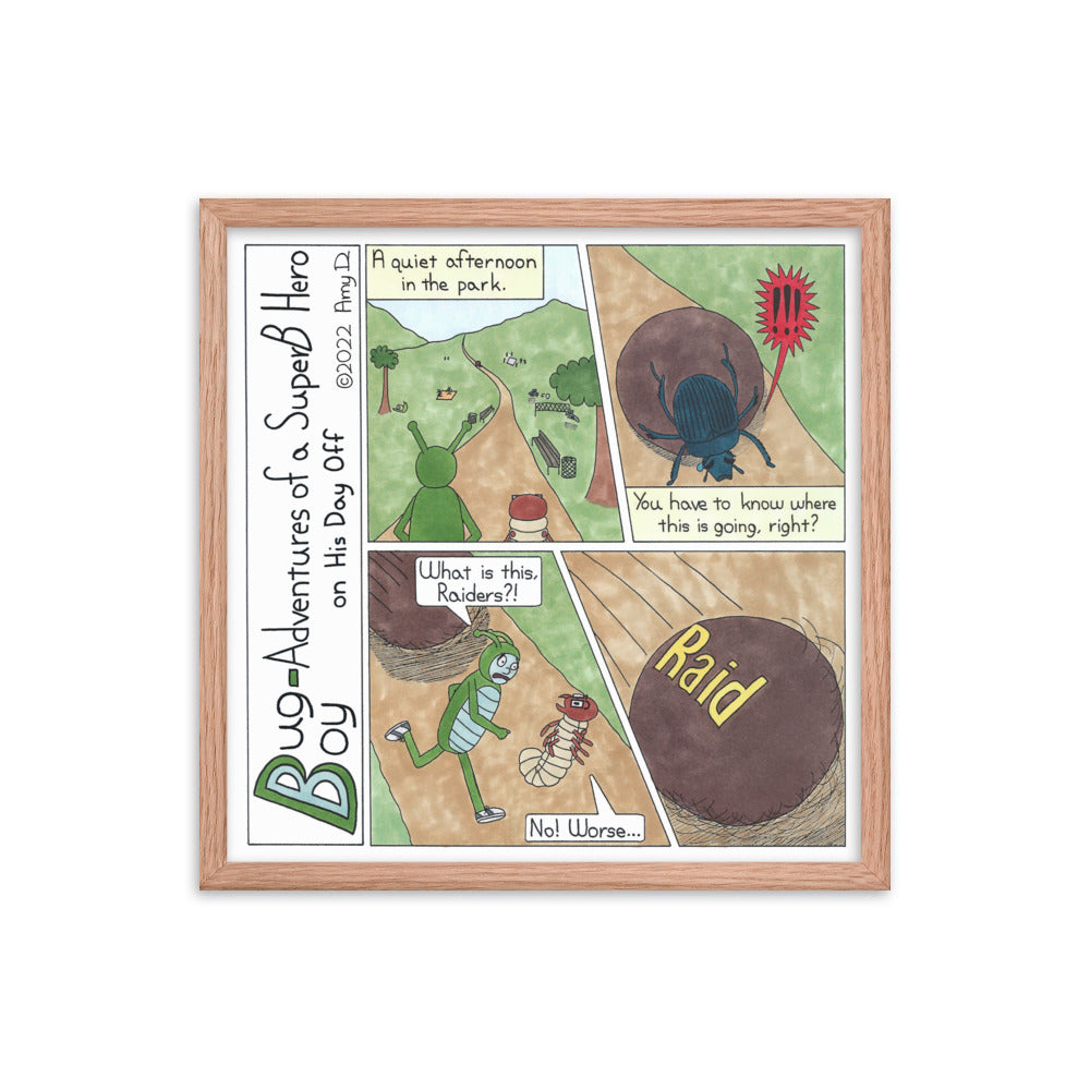 Oh.....Dung Beetle - Comic Strip Prints