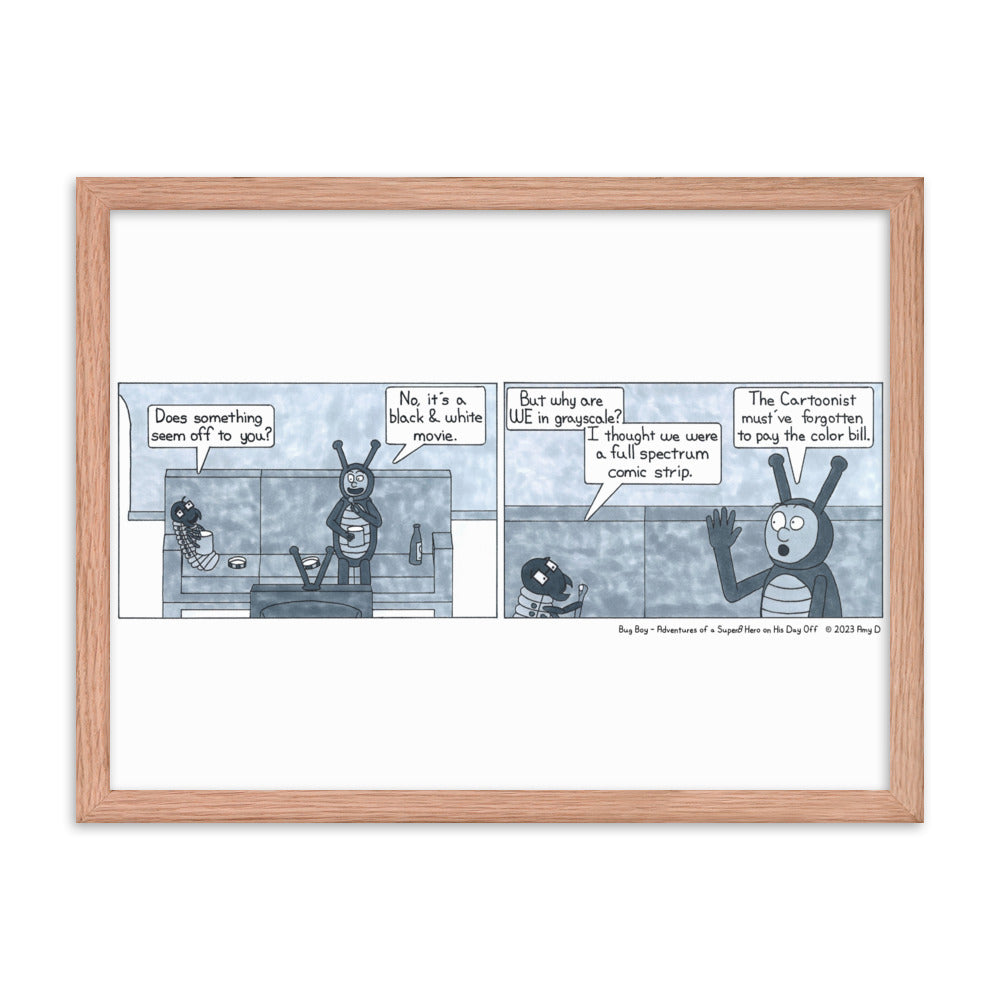 Black & White - Comic Strip Prints