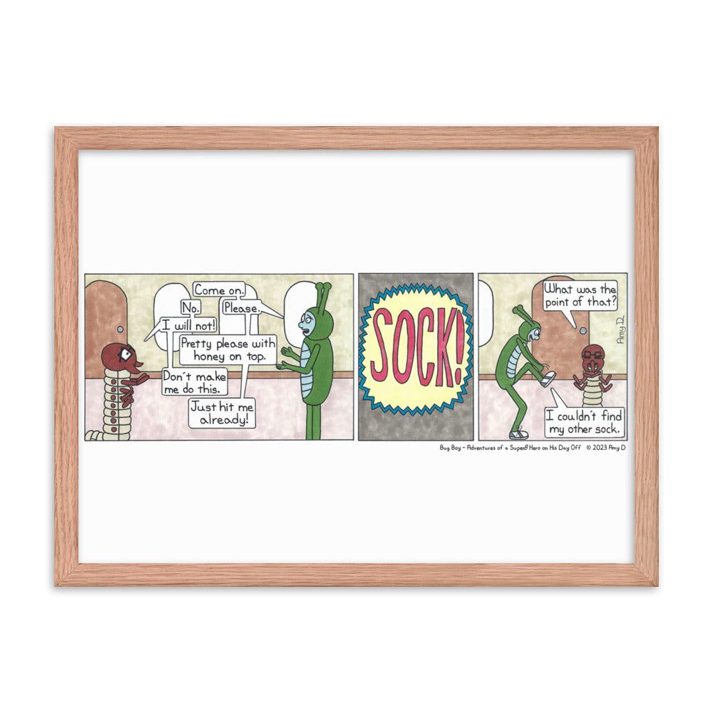 Sock - Comic Strip Prints