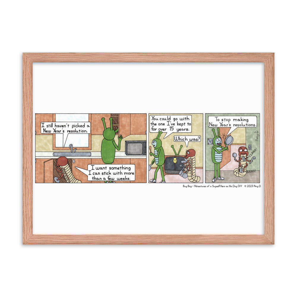 Resolution - Comic Strip Prints - Dec. 30th, 2023